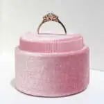 Round Brilliant-Cut Trilogy Diamond Ring, engagement ring, diamond ring, round diamond, salt and pepper diamond, danielle camera jewellery