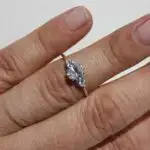 OVAL TRILOGY DIAMOND RING, diamond ring, engagement ring, oval diamond, trilogy ring, platinum ring, natural diamond, laboratory grown diamond, danielle camera jewellery