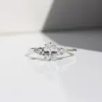 OVAL TRILOGY DIAMOND RING, diamond ring, engagement ring, oval diamond, trilogy ring, platinum ring, natural diamond, laboratory grown diamond, danielle camera jewellery