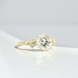 Laboratory-Grown Diamond Cosmos Cluster Ring, Round thumbnail 3