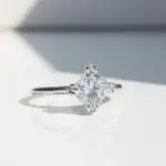 Princess cut solitaire ring, engagement ring, platinum ring, yellow gold ring, white gold ring, rose gold ring, diamond ring, square shape ring, diamond, diamond engagement ring, princess cut diamond, danielle camera jewellery