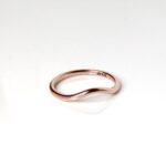 Contour Ring, fitted wedding ring, gold wedding ring, rose gold ring, silver ring, rose gold wedding ring, Danielle Camera Jewellery