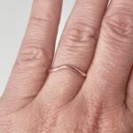 Contour Ring, fitted wedding ring, gold wedding ring, rose gold ring, silver ring, rose gold wedding ring, Danielle Camera Jewellery