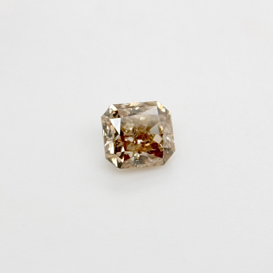 Radiant Cut Cognac Diamond 0.74ct, radiant cut diamond, cognac diamond, natural diamond, Danielle Camera Jewellery