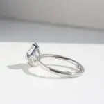 Princess cut solitaire ring, engagement ring, platinum ring, yellow gold ring, white gold ring, rose gold ring, diamond ring, square shape ring, diamond, diamond engagement ring, princess cut diamond, danielle camera jewellery