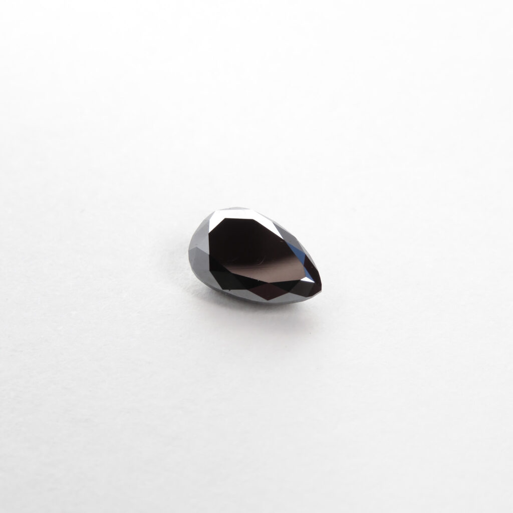 Pear Cut Black Diamond 1.16ct, pear diamond, black diamond, natural diamond, Danielle Camera Jewellery