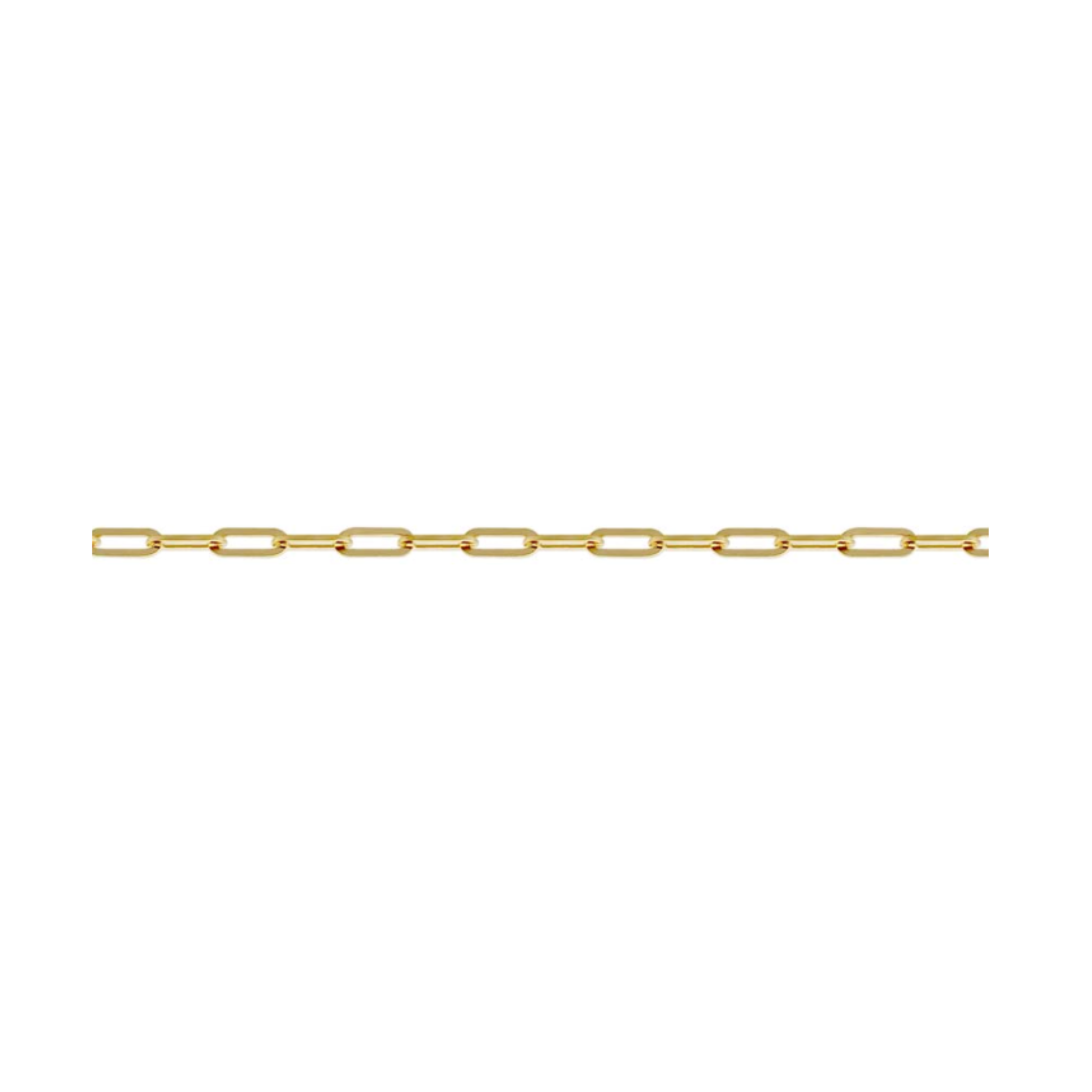 Elongated Anchor Chain, yellow gold chain, gold chain, fine paperclip chain, gold pendant chain, Danielle Camera Jewellery