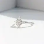 Marquise diamond trilogy ring, diamond ring, engagement ring, oval diamond, trilogy ring, platinum ring, natural diamond, laboratory grown diamond, marquise diamond, danielle camera jewellery