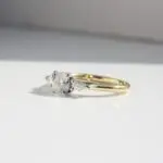 round & pear trilogy ring, diamond ring, engagement ring, oval diamond, trilogy ring, platinum ring, natural diamond, laboratory grown diamond, marquise diamond, danielle camera jewellery