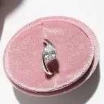 engagement ring, diamond ring, pear diamond, natural diamond, lab diamond, white gold ring, platinum ring, danielle camera jewellery