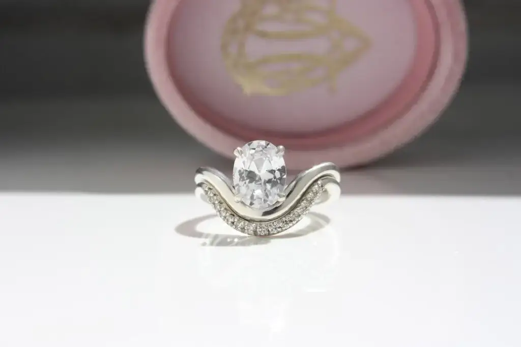 engagement ring, diamond ring, oval diamond, natural diamond, lab diamond, white gold ring, platinum ring, danielle camera jewellery