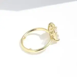 Toi Et Moi Ring, Marquise and Pear thumbnail 4