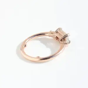East West Trilogy Ring, Emerald & Tapered Baguette thumbnail 4