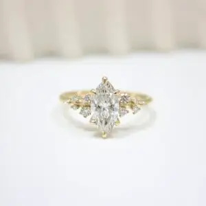 Laboratory-Grown Diamond Cosmos Ring, Marquise