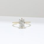 Compass Solitaire Ring, Radiant-Cut, diamond ring, engagement ring, diamond, danielle camera, jewellery