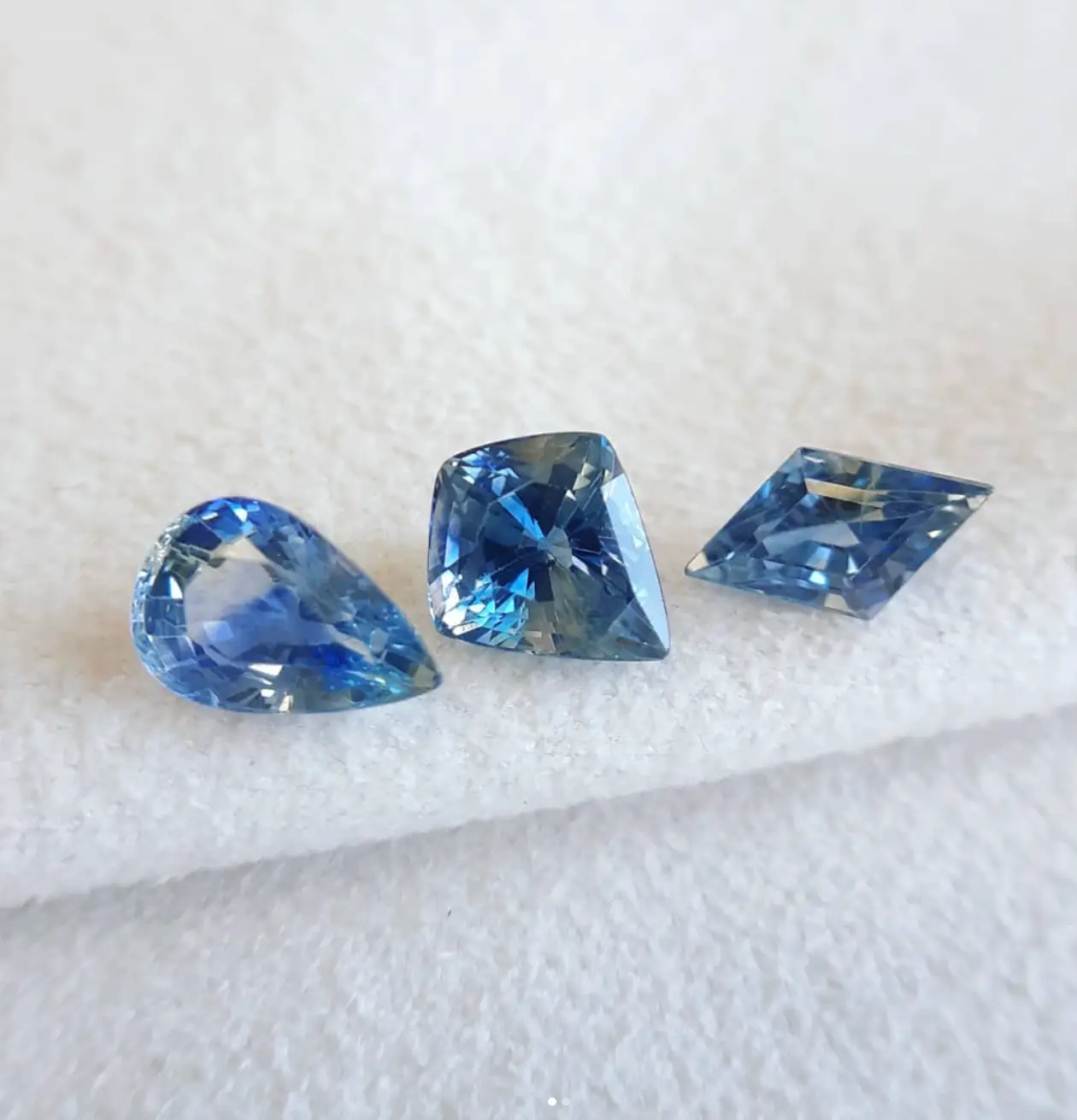 Fancy-cut party sapphires